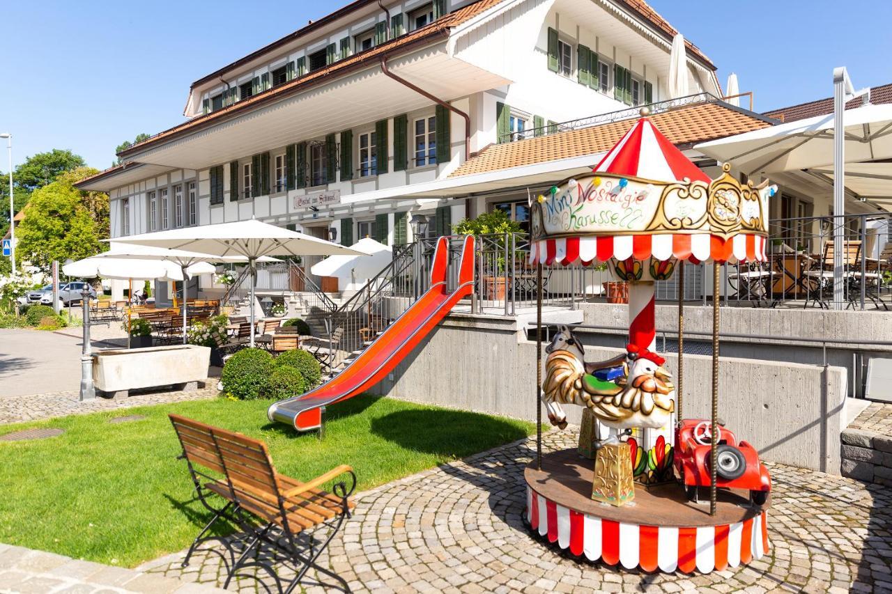 Gasthof Zum Schluessel La Meridienne Fribourg Sa Ueberstorf Exteriör bild