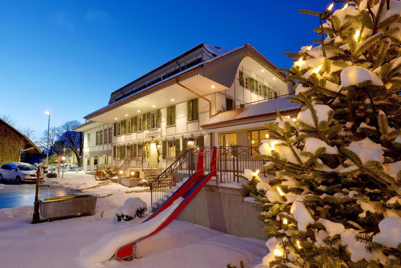 Gasthof Zum Schluessel La Meridienne Fribourg Sa Ueberstorf Exteriör bild