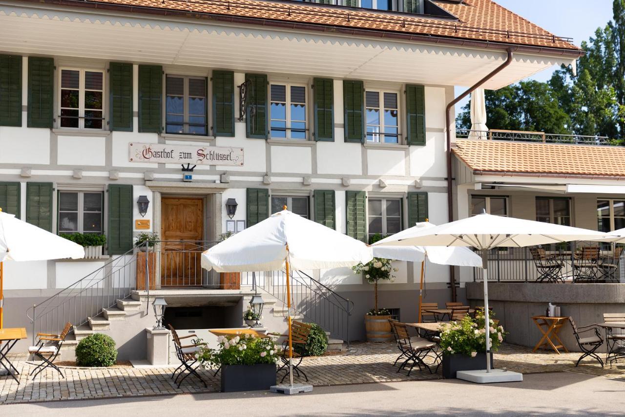 Gasthof Zum Schluessel La Meridienne Fribourg Sa Ueberstorf Exteriör bild